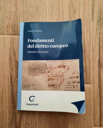fondamenti del diritto europeo - Paola Lambrini