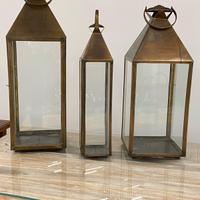 Lanterne in rame e in ceramica 