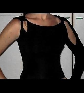 TOP PHARD *NUOVO* AD INTRECCI CON SPACCO SU MANICA