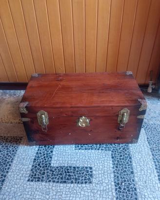 baule in legno vintage.