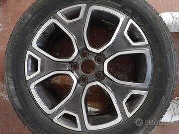Gomma 225/55 r18 per Jeep Renegade cerchio complet