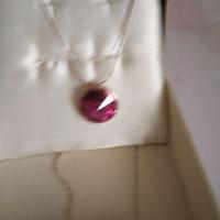 Argento rosa e swaroski