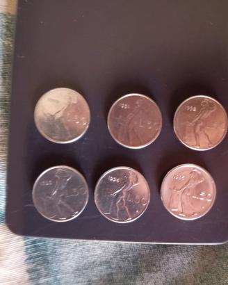serie micro 50 lire rare