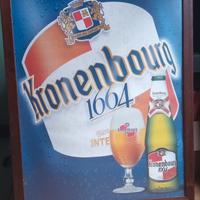 Quadro pubblicitario birra