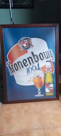 Quadro pubblicitario birra