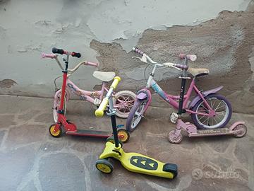 2 bici e monopattini tutto a 50