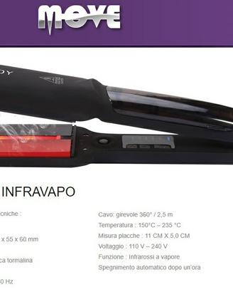 piastra vapore infrarossi 