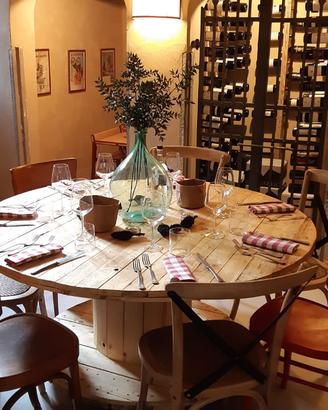 Tavolo sgabelli con Bobine legno pallet pancale