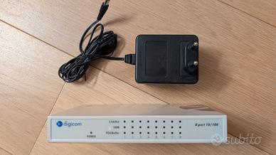 Switch Digicom 8 porte 10/100