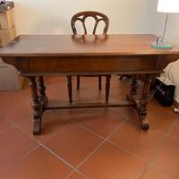 scrivania in legno ciliegio