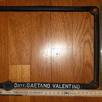 Cornice targa posteriore vintage  ORIGINALE