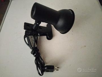 Portalampada con pinza da tavolo