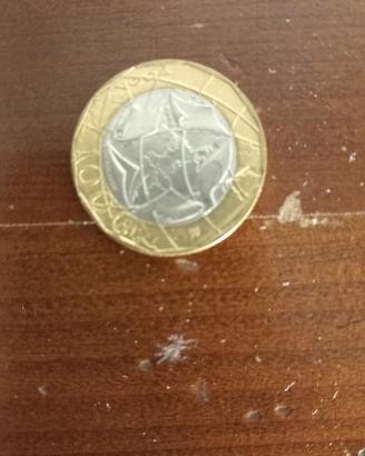 1000 lire in metallo 