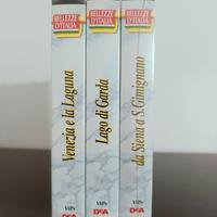 Bellezze d'Italia - 3 VHS - Venezia, Garda, Siena