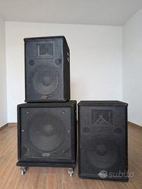Impianto audio completo 2 diffusori + 1 sub MPE