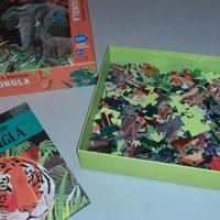 Libro + Puzzle "La giungla" SASSI