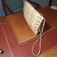 pochette di pelle pitone 