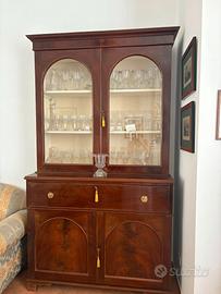 Mobile libreria secretaire in mogano