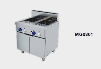 Cuoci pasta a gas 2 vasche 26+26 LT MG0801