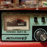 Rosmetro Wattmetro Midland M15. 20-30 MHz. 15-150W