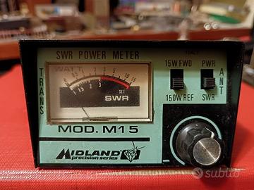 Rosmetro Wattmetro Midland M15. 20-30 MHz. 15-150W