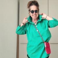 Camicia tunica verde grande taglia forte