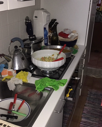 Cucina completa bianca