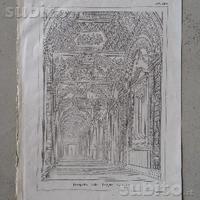 Stampe antiche tema architettura