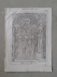 Stampe antiche tema architettura