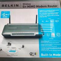 Modem Router Wireless ADSL2+ BELKIN G+ MIMO