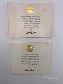 Omega set garanzie 1965/1967 in bianco