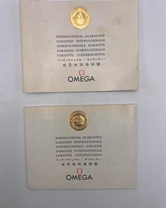 Omega set garanzie 1965/1967 in bianco