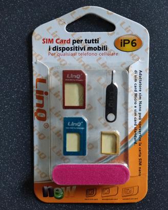 LinQ adattatori SIM 3in1 micro nano standard