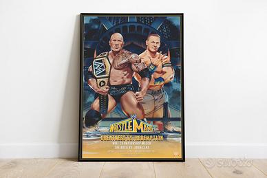 #019 - Poster Locandina WWE "The Rock