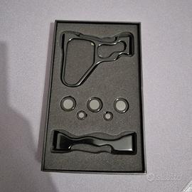 Custodia minimalist in aluminum nero per s24 ultra