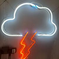Insegna neon vetro
