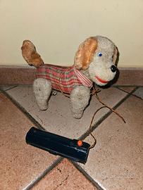 Cane giocattolo anni 50 a batterie