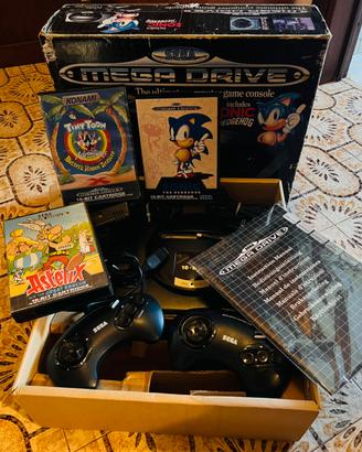 Sega mega drive boxato con giochi
