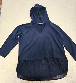 Felpa nera Elena Mirò, tg L.  Molto comoda e larga