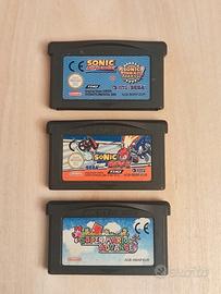 Giochi GameBoy - Super Mario e Sonic - Nintendo