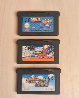 Giochi GameBoy - Super Mario e Sonic - Nintendo