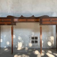 Mobile consolle alta in legno impiallacciato