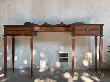 Mobile consolle alta in legno impiallacciato