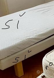 Letto singolo Ikea200x 90 con materasso come nuovo