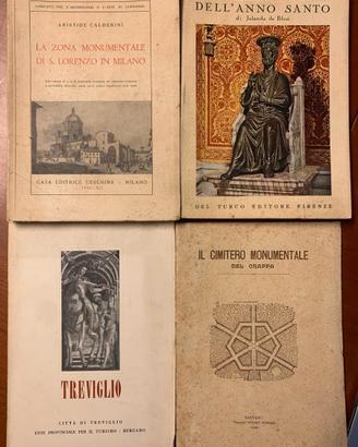 Vecchi libri Treviglio Grappa Milano Roma