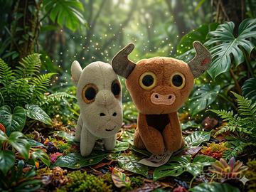 Piccoli pupazzi a forma di animali 