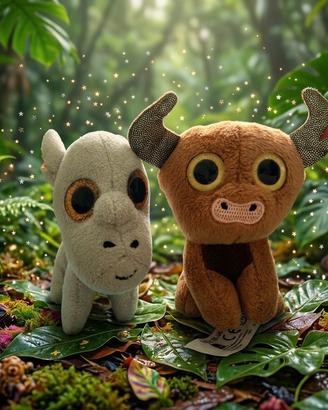 Piccoli pupazzi a forma di animali 