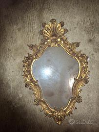 vecchio specchio lavorato  !!!