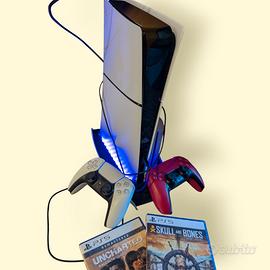 PlayStation 5 Slim con 2 controller