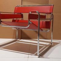 KNOLL Wassily B3 in cuoio rosso